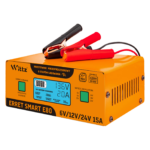 Prostownik mikroprocesorowy ERRET Smart E80 6V/12V/24V 15A (orange)