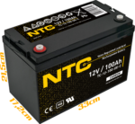 NTC Akumulator VRLA Carbon 12V 100Ah - obrazek 4