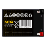 NTC Akumulator VRLA GEL 12V 12Ah - obrazek 4