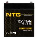NTC Akumulator VRLA GEL 12V 5Ah - obrazek 4