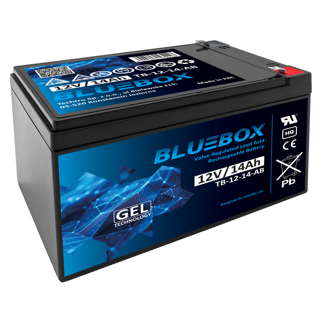 TB-12-14 BLUEBOX Akumulator VRLA GEL 12V 14Ah - obrazek 1
