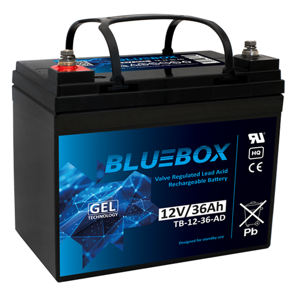 TB-12-36 BLUEBOX Akumulator VRLA GEL 12V 36Ah - obrazek 1