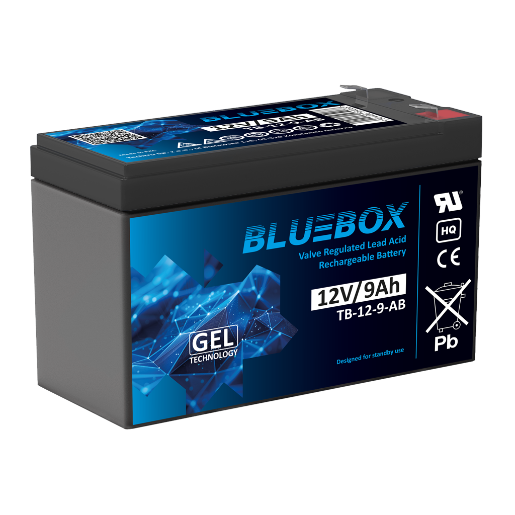 TB-12-9 BLUEBOX Akumulator VRLA GEL 12V 9Ah - obrazek 1
