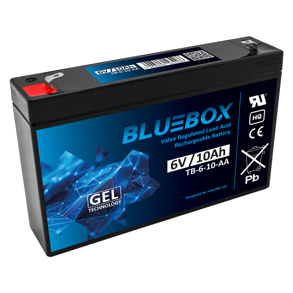 TB-6-10 BLUEBOX Akumulator VRLA GEL 6V 10Ah - obrazek 1