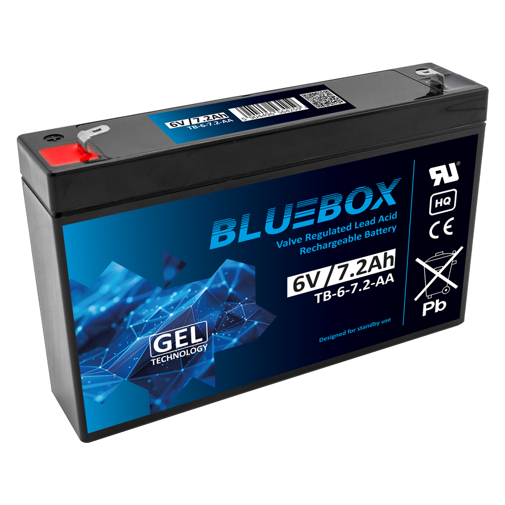 TB-6-7.2 BLUEBOX Akumulator VRLA GEL 6V 7,2Ah - obrazek 1
