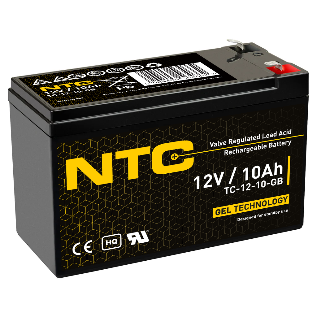 TC-12-10 1 NTC Akumulator VRLA GEL 12V 10Ah - obrazek 1