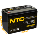 NTC Akumulator VRLA GEL 12V 110Ah - obrazek 2