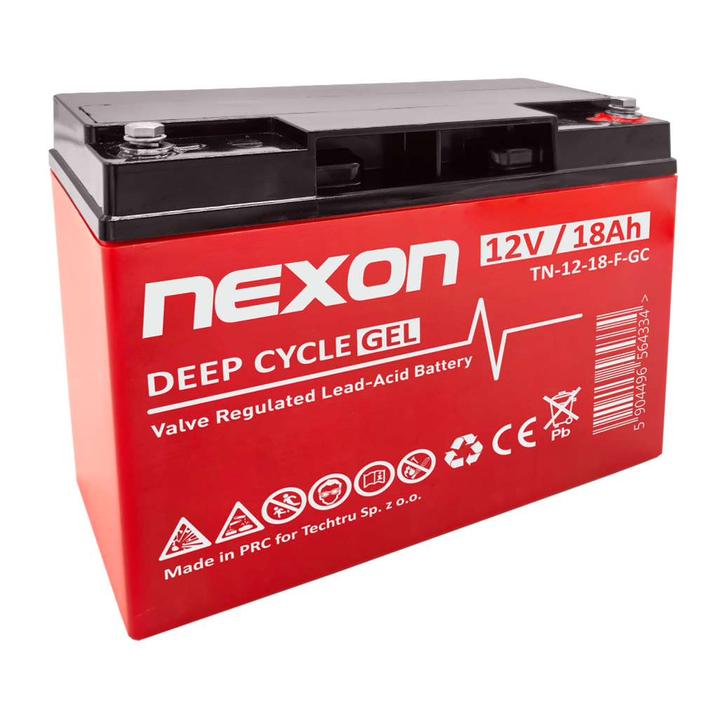 TN-12-18-FFF NEXON Akumulator VRLA GEL 12V 18Ah (F) - obrazek 1