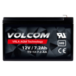 VOLCOM Akumulator VRLA AGM 12V 7,2Ah - obrazek 2