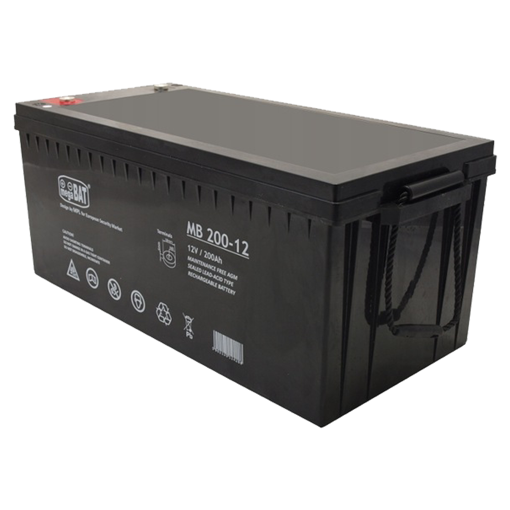 MB 200-12 MEGABAT Akumulator VRLA AGM 12V 200Ah - obrazek 1