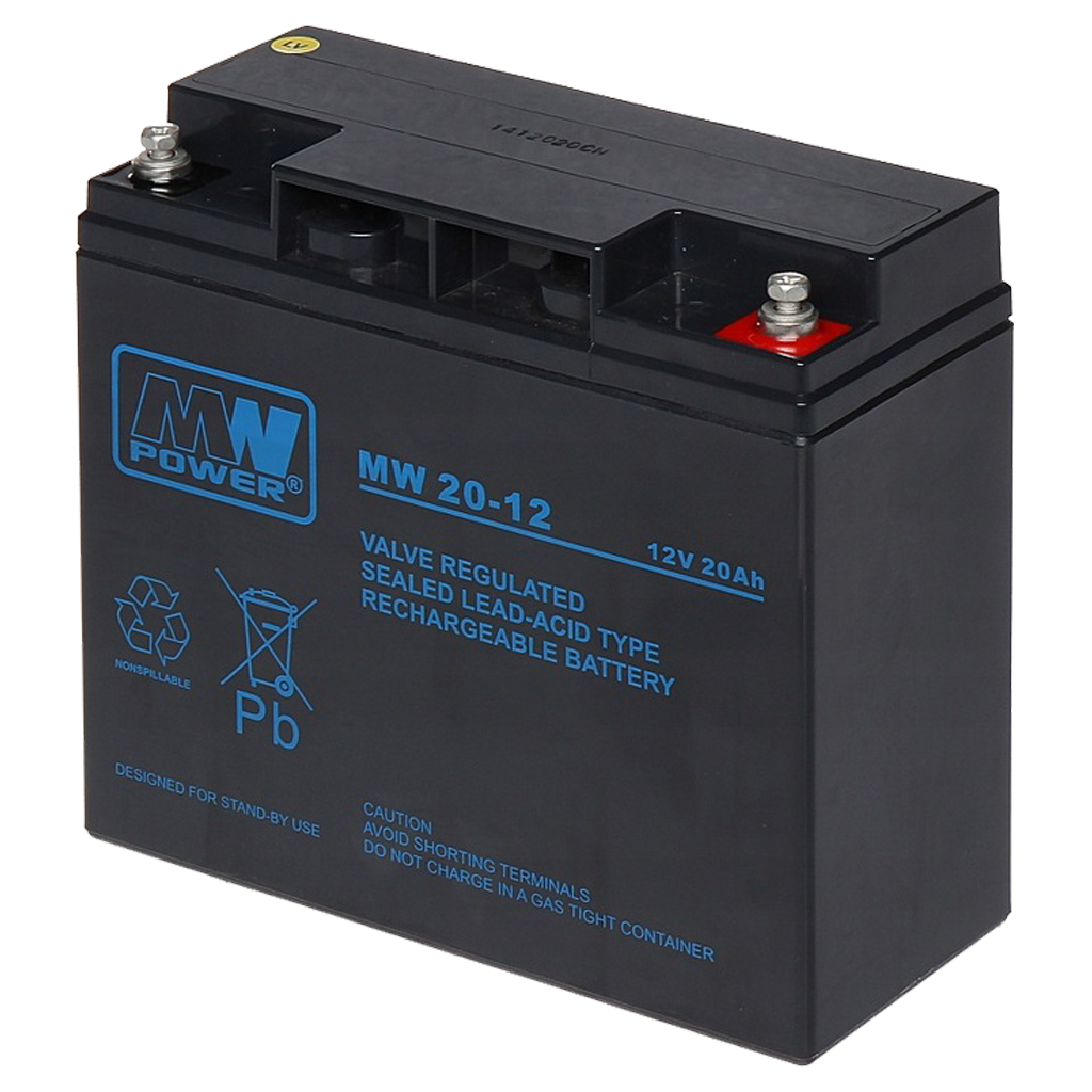 MW-12-20 MW Akumulator VRLA AGM 12V 20Ah - obrazek 1