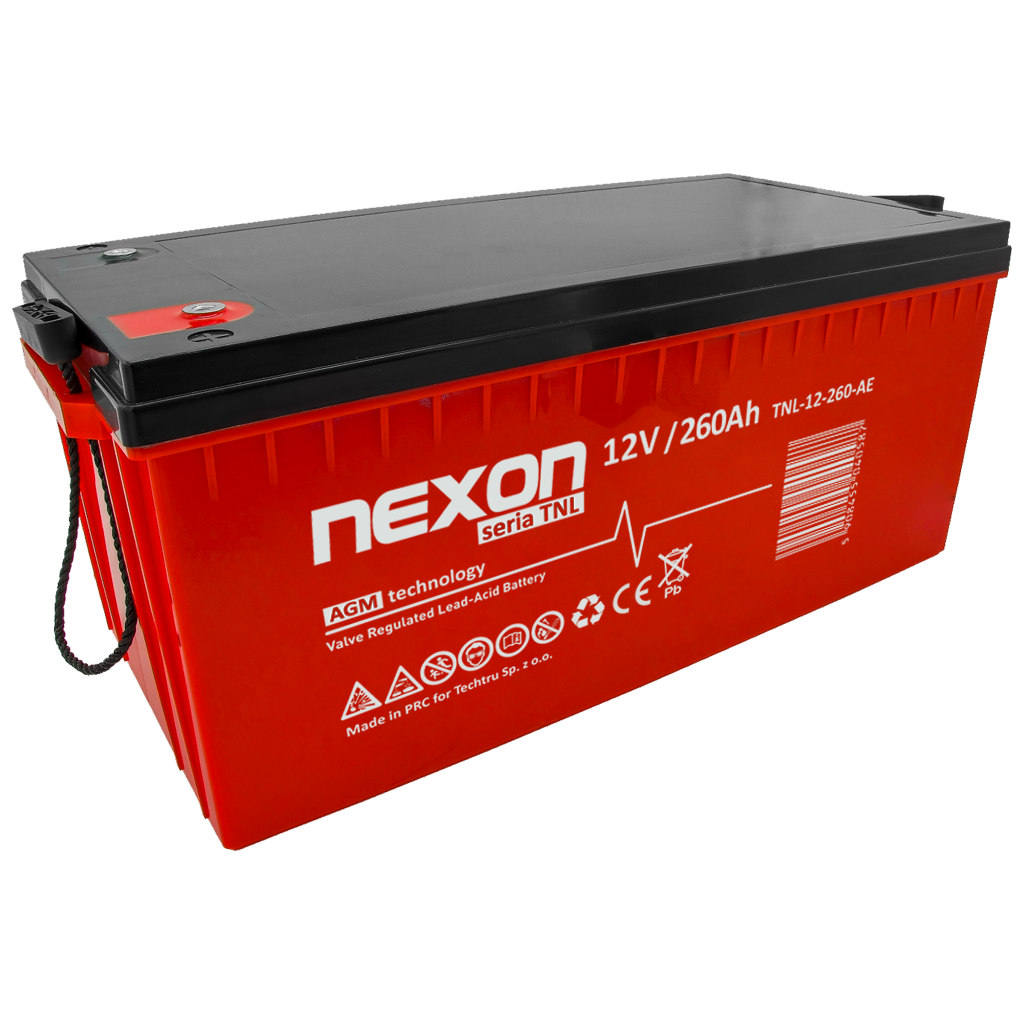 TNL-12-260-AE NEXON TNL Akumulator VRLA AGM 12V 260Ah - obrazek 1