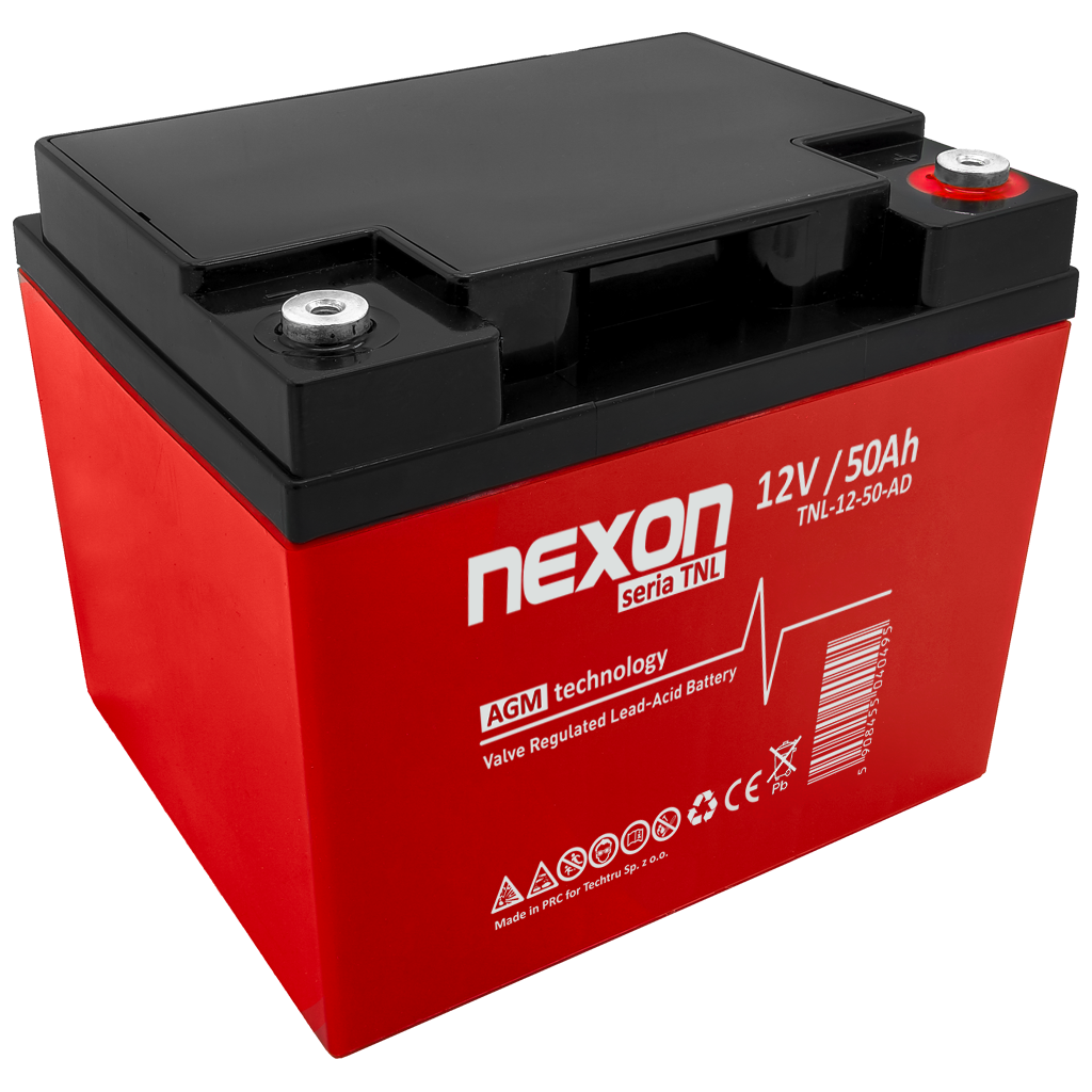 TNL-12-50-AD NEXON TNL Akumulator VRLA AGM 12V 50Ah - obrazek 1