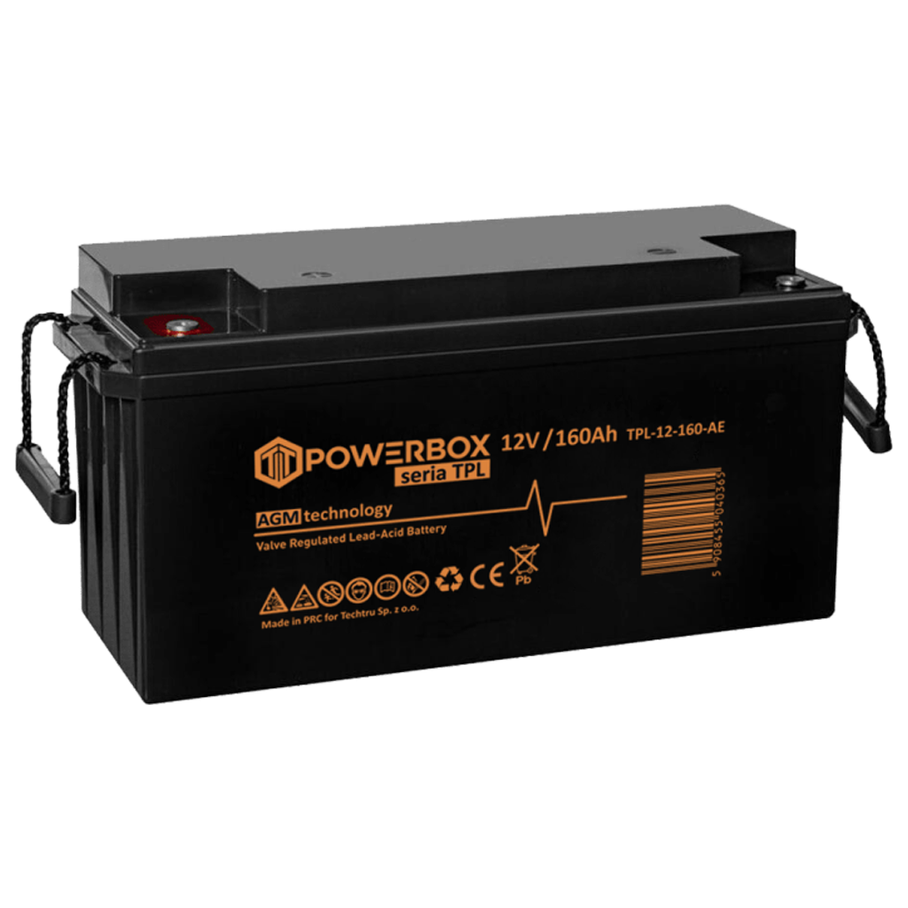 TPL-12-160-AE POWERBOX TPL Akumulator VRLA AGM 12V 160Ah - obrazek 1