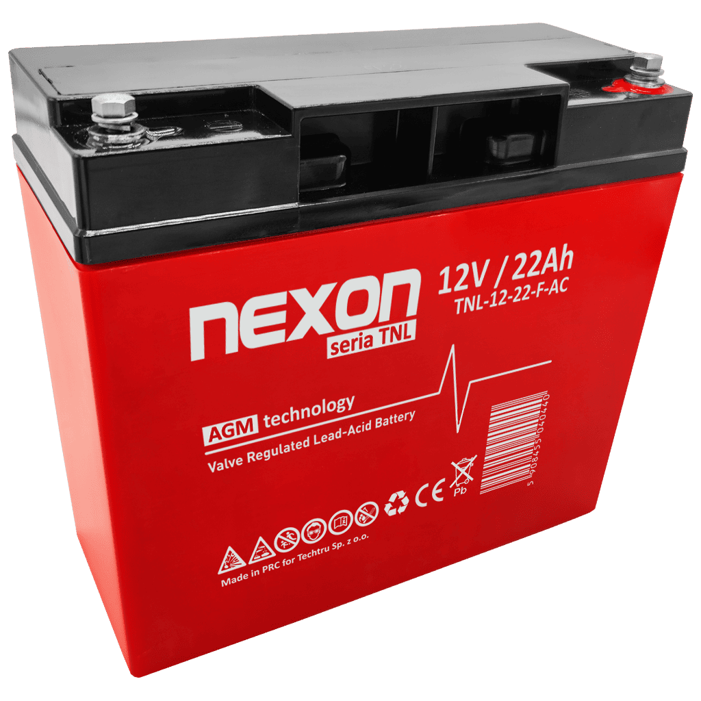 TPL-12-22-F-AC NEXON TNL Akumulator VRLA AGM 12V 22Ah (F) - obrazek 1