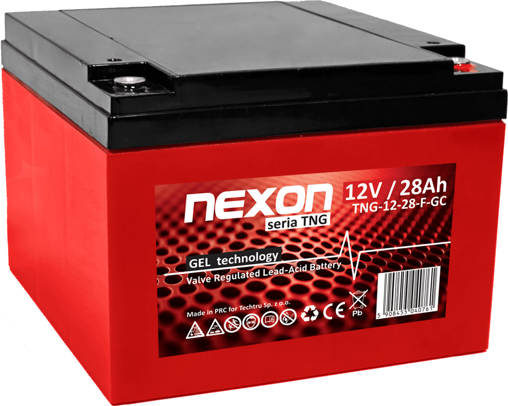 8f6a3aae4f18037b9428613b104bc6b9.png NEXON TNG Akumulator VRLA GEL 12V 28Ah (F) - obrazek 1