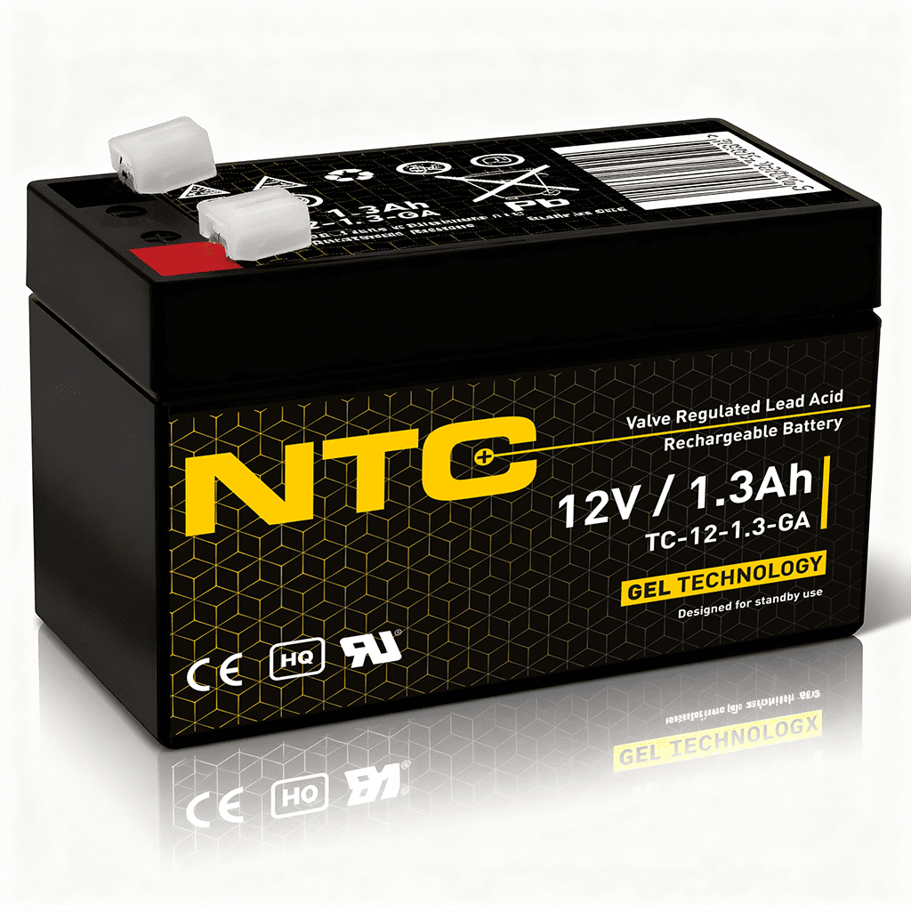 TC-12-1.3-GA min NTC Akumulator VRLA GEL 12V 1,3Ah - obrazek 1