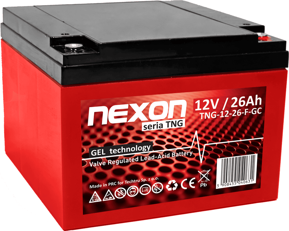 bb39a6702d59a54896ba4dd1c438f5e0.png NEXON TNG Akumulator VRLA GEL 12V 26Ah (F) - obrazek 1