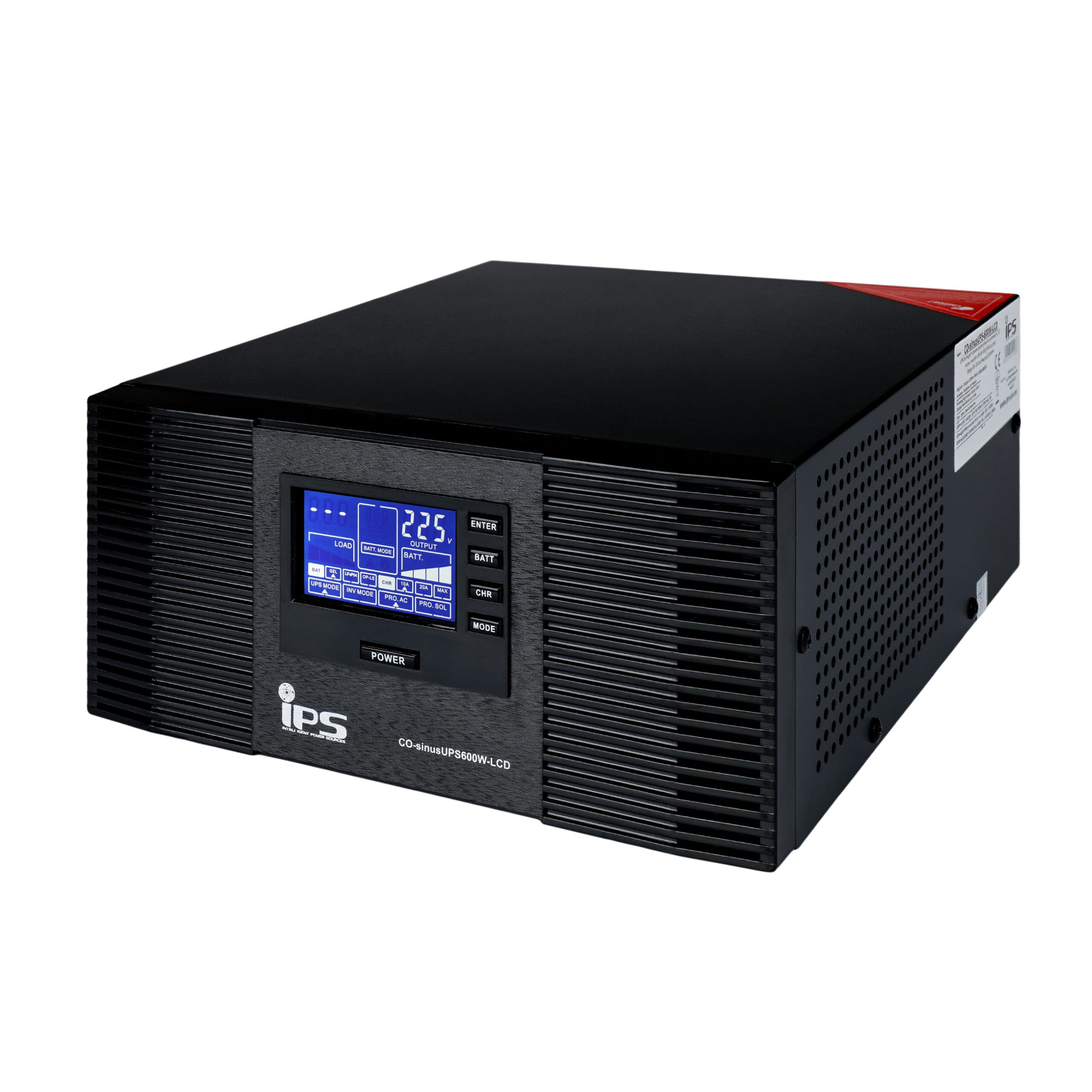 6caf9fc172256429470237a463f89466.jpg Zasilacz awaryjny UPS IPS CO-sinusUPS-600W-LCD 600W - obrazek 1