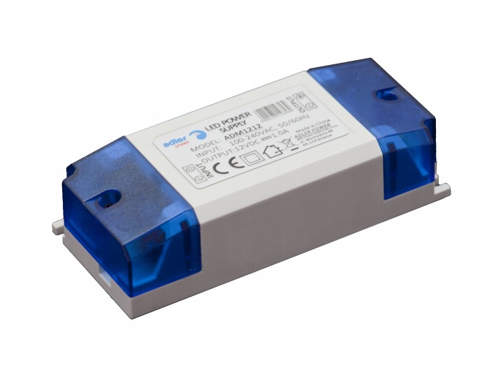 Zasilacz-LED-ADLER-ADM1212-12V-1A-12W-Niska-Cena Zasilacz LED ADLER POWER ADM1212 12V 12W 1A - obrazek 1