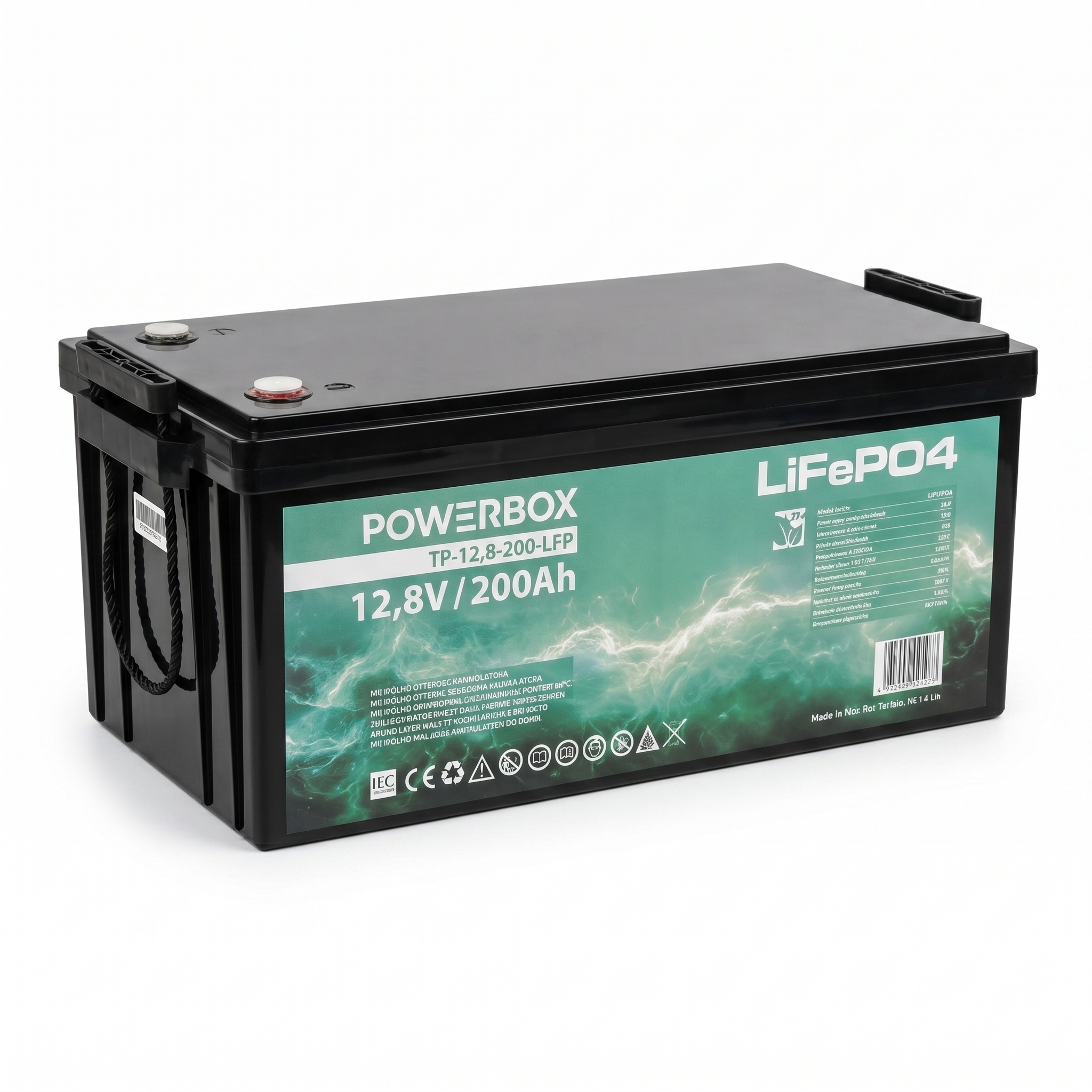b4c3297f160b8e77a0ceee63839c31f6.jpg POWERBOX Akumulator LiFePO4 12,8V 200Ah - obrazek 1